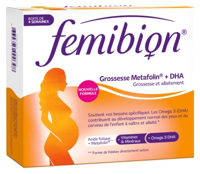Femibion Grossesse Metafolin + DHA 28 Comprimés + 28 Capsules