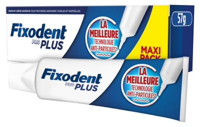 Fixodent Pro Plus La Meilleure Technologie Anti-Particules 57 g