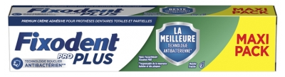 Fixodent Pro Plus La Meilleure Technologie Antibactérienne Maxi Pack 57 g
