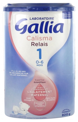 Gallia Calisma Relais 1er Âge 0-6 Mois 800 g