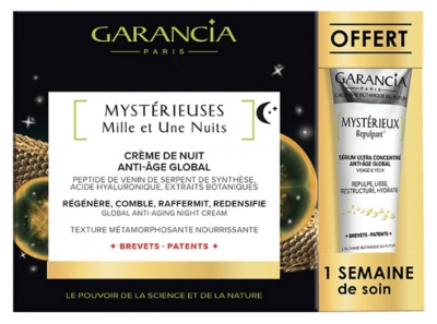Garancia Mystérieuses Mille et Une Nuits Crème de Nuit Anti-Âge Global 30 ml + Repulpant 5 ml Offert