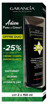 Garancia Ensorcelante Formule Anti-Peau de Croco 3en1 Lot de 2 x 150 ml