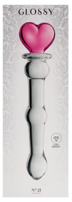 Glamy Glossy Dildo en Verre N°21