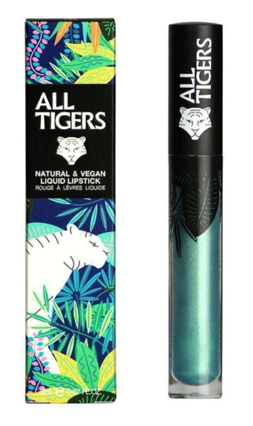 [844FgT00004w5j9] Rouge à Lèvres Liquide Green Metal All Tigers