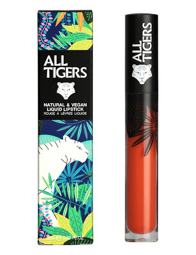 [NgRT011uyRT0024869] Rouge à Lèvres Liquide Orange Corail All Tigers