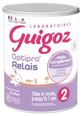 Guigoz Evolia a2 Lait 2ème Âge Dès 6 Mois 800 g