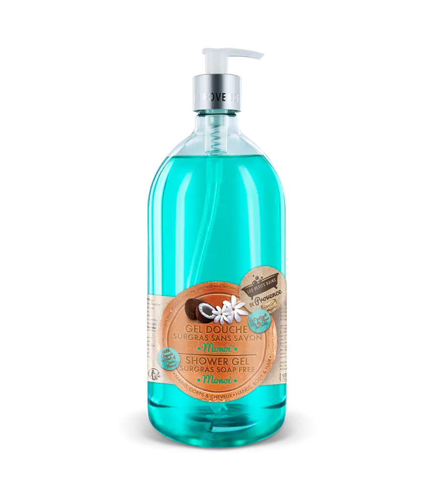 [NgRT011uyRT0025122] Gel Douche Monoi 1L Les Petits Bains de Provence