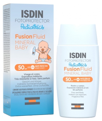 Isdin Fotoprotector Pediatrics Fusion Fluid Minéral Baby SPF50 50 ml