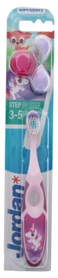 Jordan Brosse à Dents 3-5 Ans Souple + Accessoire Rigolo