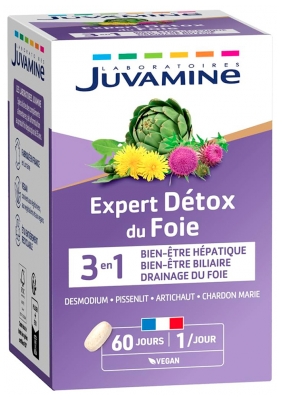 Juvamine Expert'Nature Bien-Être du Foie 60 Comprimés