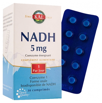 Kal NADH 5 mg 30 Comprimés
