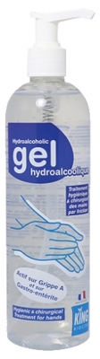King Gel Hydroalcoolique Antibactérien 400 ml