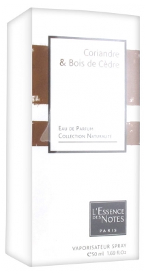 L'Essence des Notes Eau de Parfum Coriandre Bois de Cèdre 50 ml