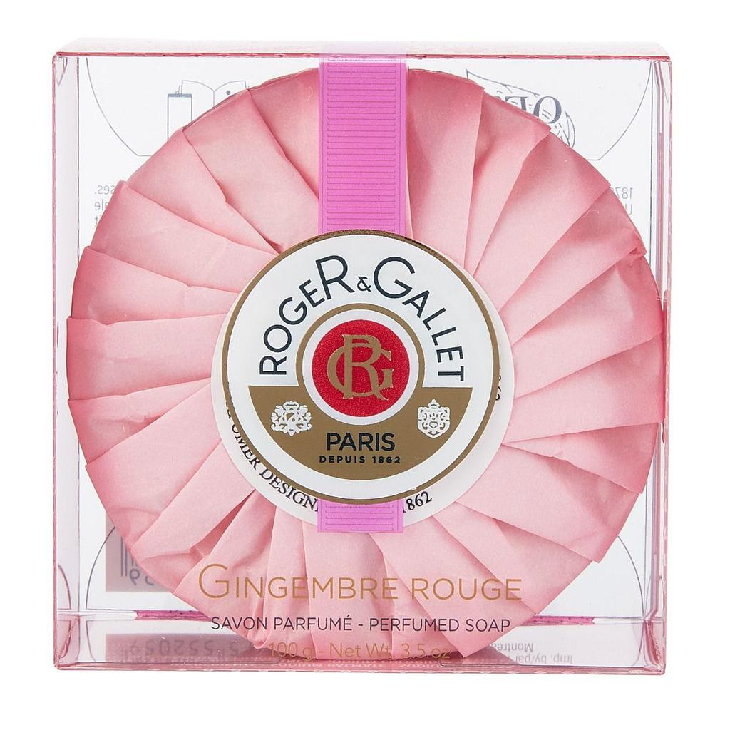 Savon Frais Boite Cristal Gingembre Rouge Roger & Gallet