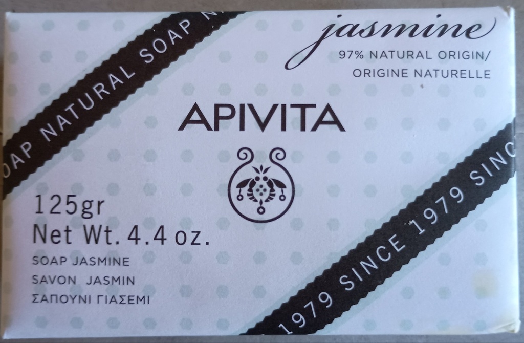 [NgRT011uyRT0025779] Savon Naturel au Jasmin Apivita