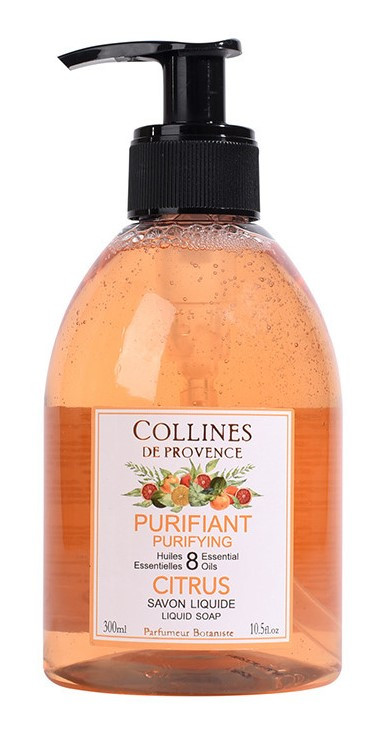 Savon liquide purifiant Citrus 300ml Collines de Provence