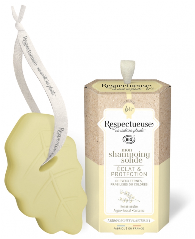 [NgRT011uyRT0026087] Mon Shampoing Solide Éclat & Protection Bio 75g Respectueuse 