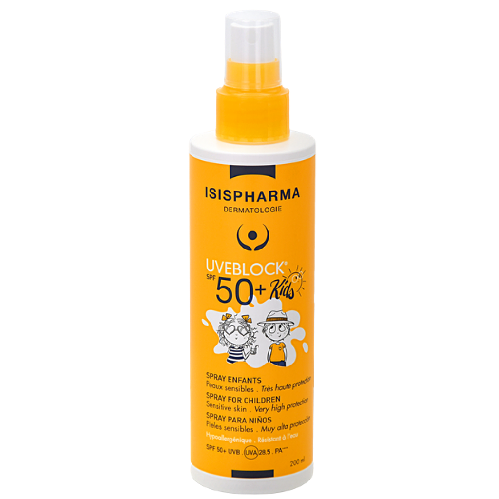 [NgRT011uyRT0026871] Spray Enfants SPF50+ Uveblock Isispharma