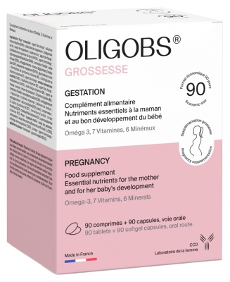 Laboratoire CCD Oligobs Grossesse 90 Comprimés + 90 Capsules