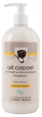 Laboratoire du Haut-Ségala Lait Corporel Nourrissant au Beurre de Karité Bio 500 ml