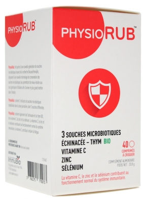 Laboratoire Immubio Physiorub 60 Comprimés