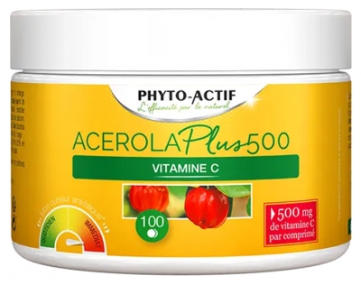 Laboratoire Phyto-Actif Acérola Plus 500 100 Comprimés