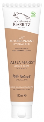 Laboratoires de Biarritz Alga Maris Lait Autobronzant Hydratant Visage et Corps Bio 150 ml