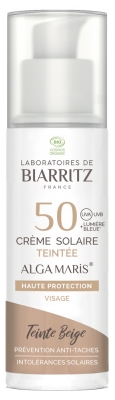 Laboratoires de Biarritz Alga Maris Crème Solaire Teintée Visage SPF50 Bio 50 ml