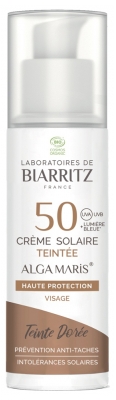 Laboratoires de Biarritz Alga Maris Crème Solaire Teintée Visage SPF50 Bio 50 ml