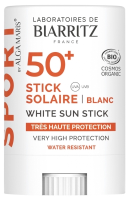 Laboratoires de Biarritz Alga Maris Sport Stick Solaire SPF50+ Bio 12 g