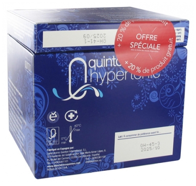 Laboratoires Quinton Hypertonic 30 Ampoules + 6 Ampoules Offertes