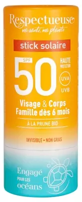 Stick Solaire SPF50 Respectueuse