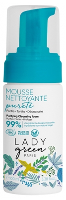 Lady Green Mousse Nettoyante Pureté Bio 100 ml