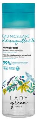 Lady Green Eau Micellaire Démaquillante Visage et Yeux 200 ml