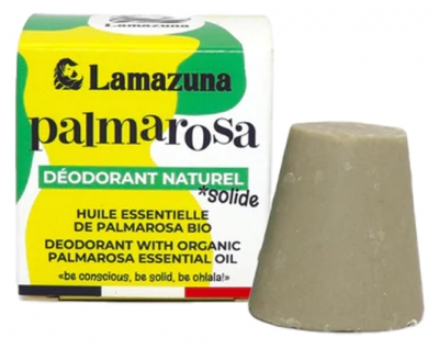 Lamazuna Déodorant Solide Palmarosa Bio 30 g