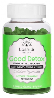Lashilé Beauty Good Detox Essentiel Boost Détoxifie l'Organisme 60 Gummies