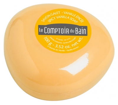 Le Comptoir du Bain Savon Galet Surgras Vanille Epicée 100 g