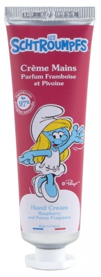 Le Comptoir du Bain Les Schtroumpfs Crème Mains Parfum Framboise et Pivoine 30 ml
