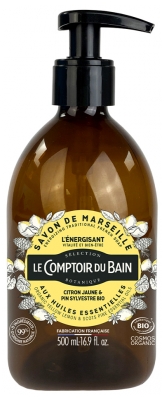 Le Comptoir du Bain Savon de Marseille L'Énergisant aux Huiles Essentielles Bio 500 ml