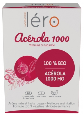 Léro Acérola 1000 20 Comprimés à Croquer