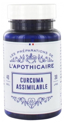 Les Préparations de l'Apothicaire Curcuma Assimilable 40 Gélules