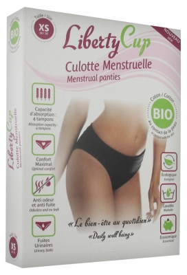 Liberty Cup Culotte Menstruelle Couleur Noir Bio