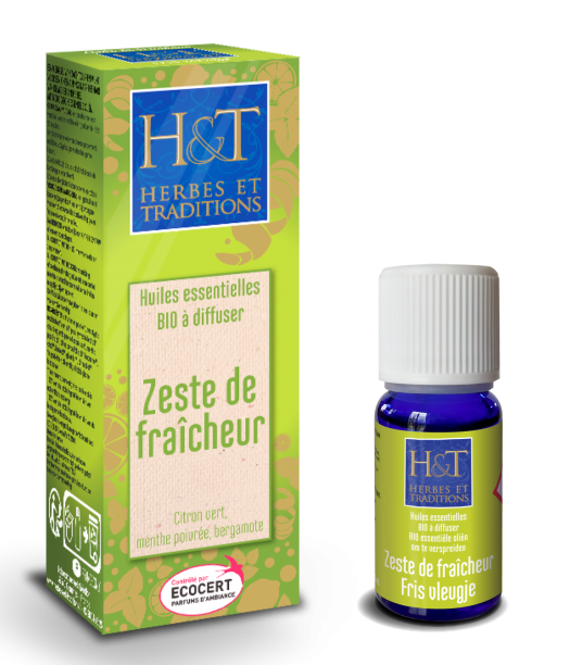 [NgRT011uyRT0027490] Synergie à Diffuser Zeste de Fraicheur Herbes & Traditions