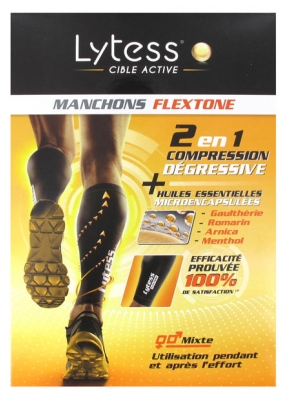 Lytess Cible Active Manchons Flextone Noir