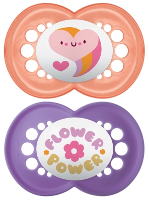 MAM Original 2 Sucettes Anatomiques Silicone 18 Mois et +