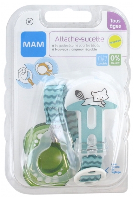 MAM Attache-Sucette Universel Tous Âges