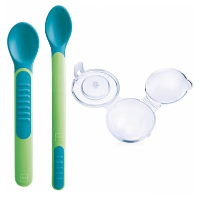 MAM Cuillères Thermosensibles + Étui 6 Mois et +