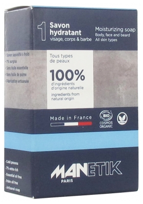Manetik Savon Hydratant Tous Types de Peaux Bio 100 g