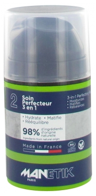 Manetik Perfect & Mat Soin Perfecteur 3en1 Bio 50 ml
