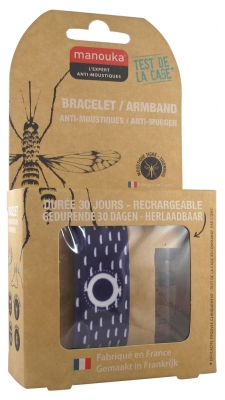 Manouka Kameleo Bracelet Anti-Moustiques + Recharge 6 ml